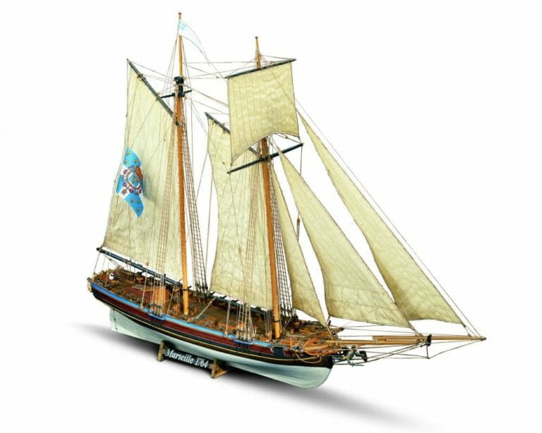 Marseille - Mamoli Model Ship Kit - Detail 1-min