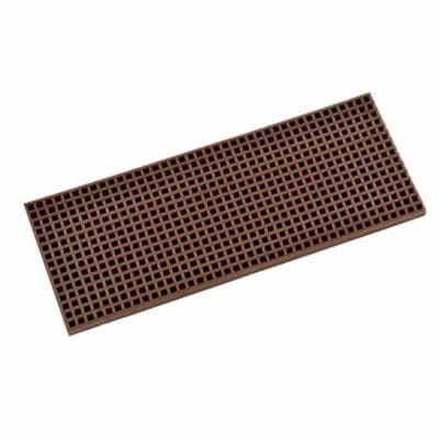 Grating - Plastic - Brown - 40x100x1.5mm holes