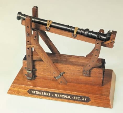Springarda Cannon Wooden Model Kit by Mantua