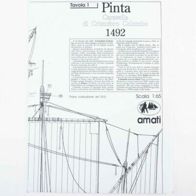 Pinta Ship Plans by Amati
