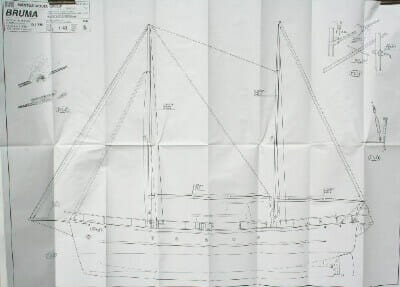 Plans de maquettes de bateaux - Bruma