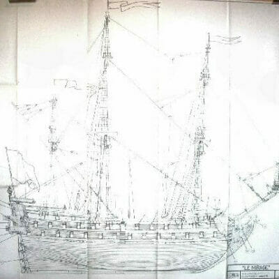 Mirage Model Ship Plans by Corel