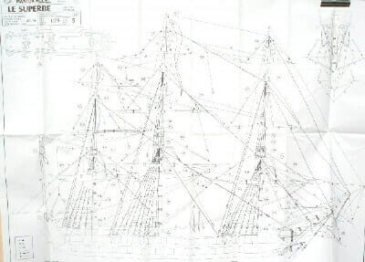 Schiffsmodell-Pläne - Le Superbe