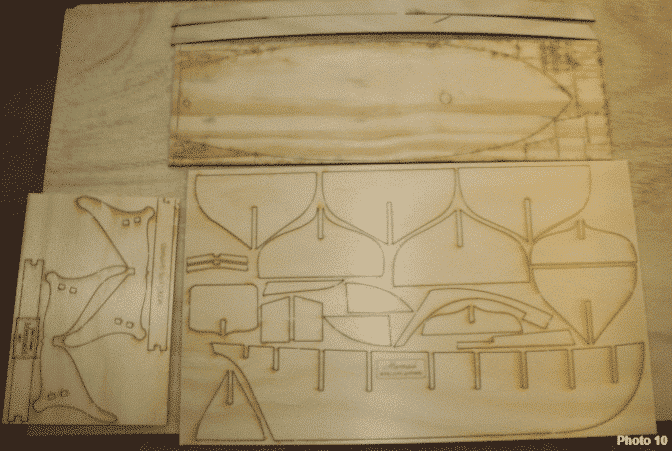 Hvad er der i et træmodelskibssæt? 6