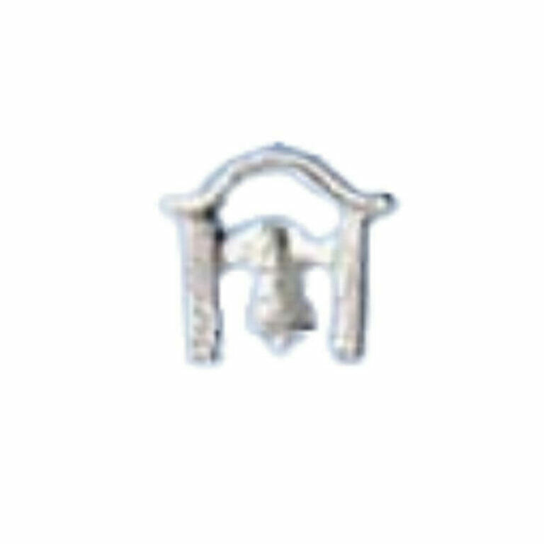 Belfry -White Metal -10mm with 3mm Bell