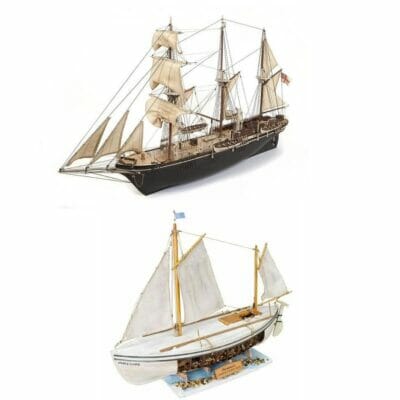 Endurance & James Caird Model Ship Combo